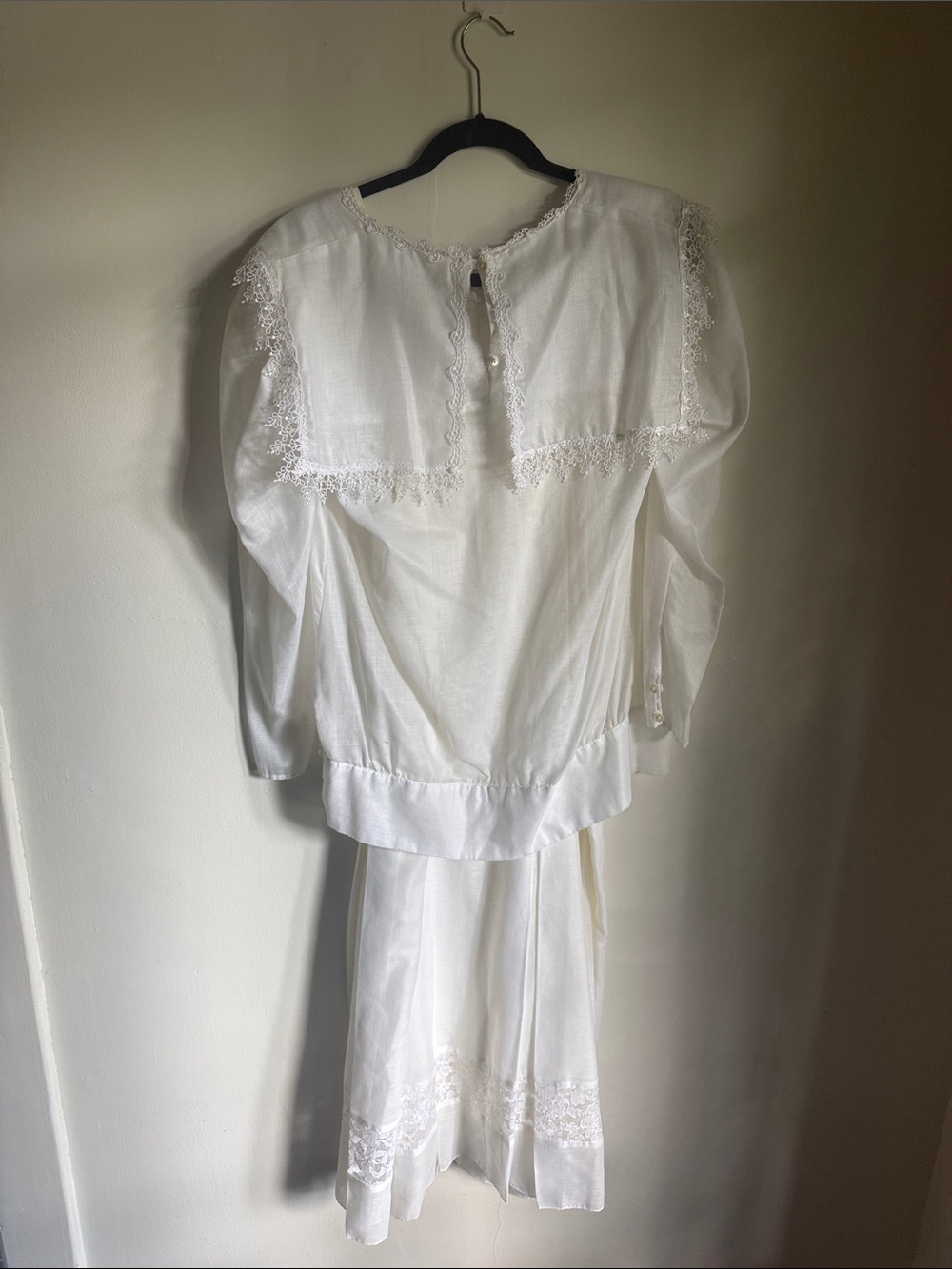 Vintage Gunne Sax Scott McClintok Prairie Cottage Core Dress Set - Picture 4 of 6